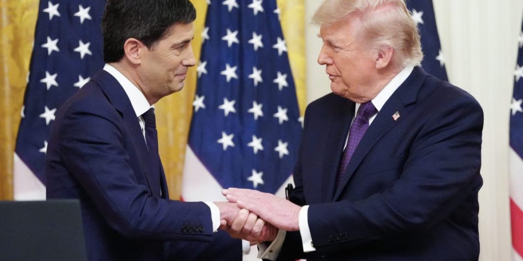 Trump says Fed rate increase would be wrong ahead of Warsh debut