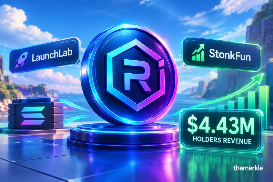 Raydium’s Holders Revenue Reaches $4.43M as StonkFun Drives LaunchLab Volume