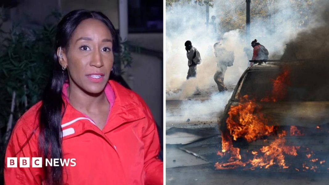 How day of protests unfolded as disorder breaks out across France